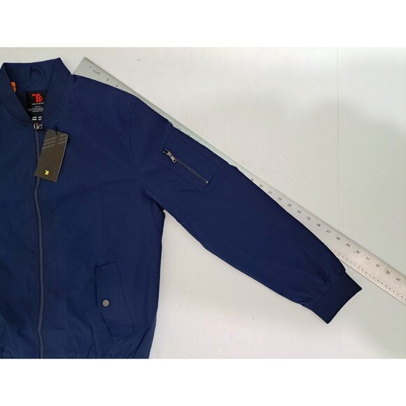 TBY Outdoor Basic Jacket Zip Coat Men's Large Blue Travels Together With You TRR - Picture 10 of 11